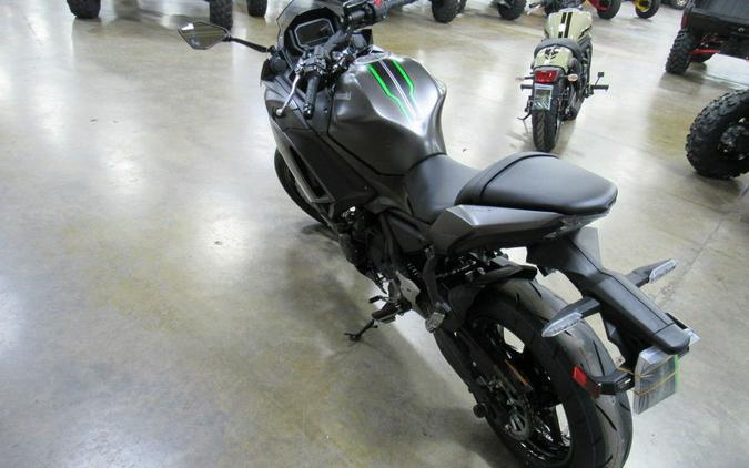 2024 Kawasaki Ninja® 650 Metallic Matte Graphenesteel Gray/Ebony