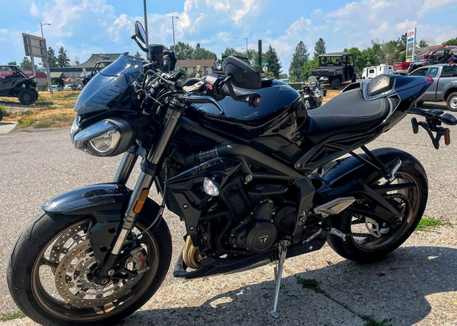 2023 Triumph Street Triple RS Carbon Black