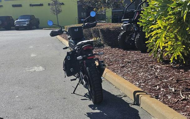 2024 Triumph Scrambler 400 X Matte Khaki Green / Fusion White Phantom Black Silver Ice