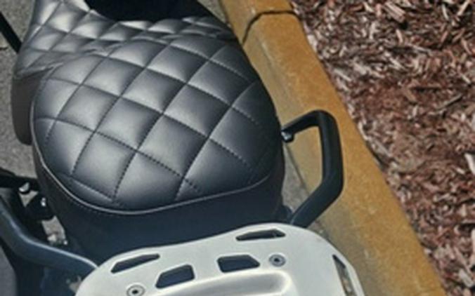 2024 Triumph Scrambler 400 X Matte Khaki Green / Fusion White Phantom Black Silver Ice