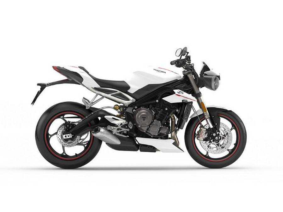 2019 Triumph Street Triple RS Crystal White