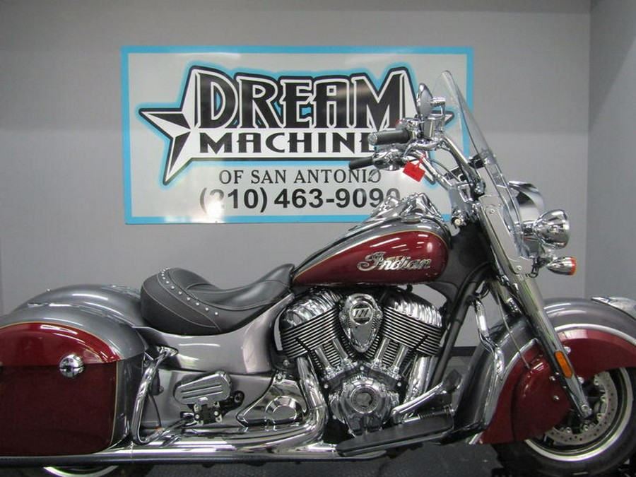 2017 Indian Motorcycle® Springfield™ Steel Gray Over Burgundy Metallic