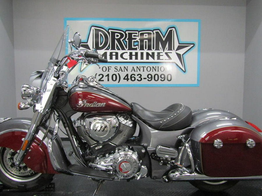 2017 Indian Motorcycle® Springfield™ Steel Gray Over Burgundy Metallic