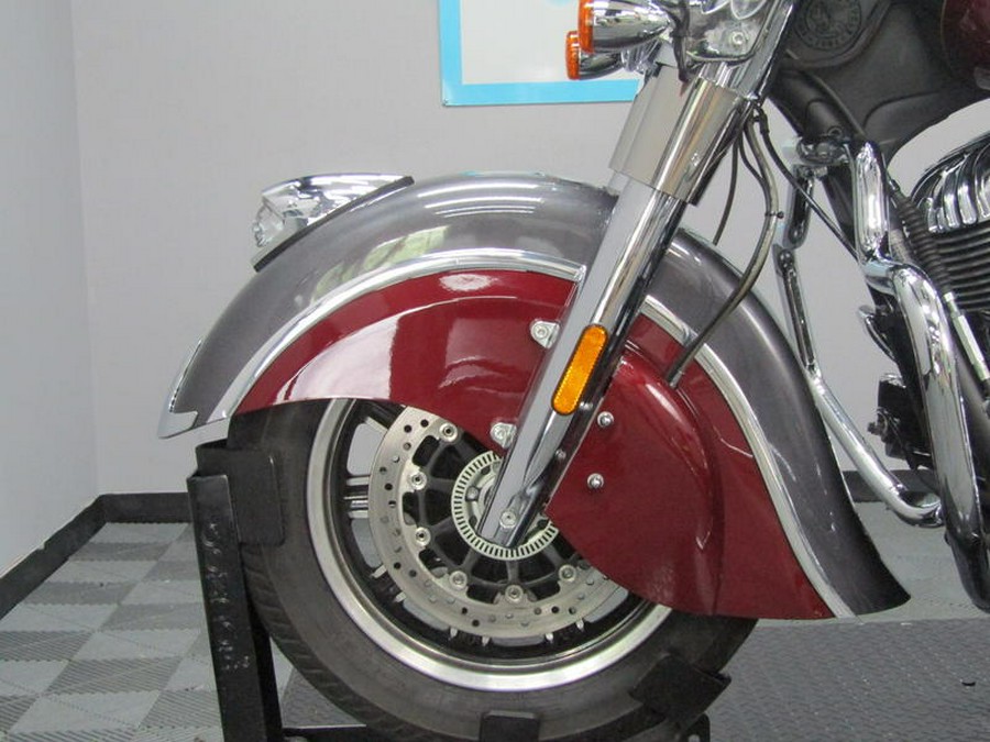 2017 Indian Motorcycle® Springfield™ Steel Gray Over Burgundy Metallic