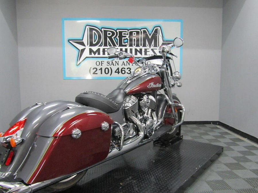 2017 Indian Motorcycle® Springfield™ Steel Gray Over Burgundy Metallic