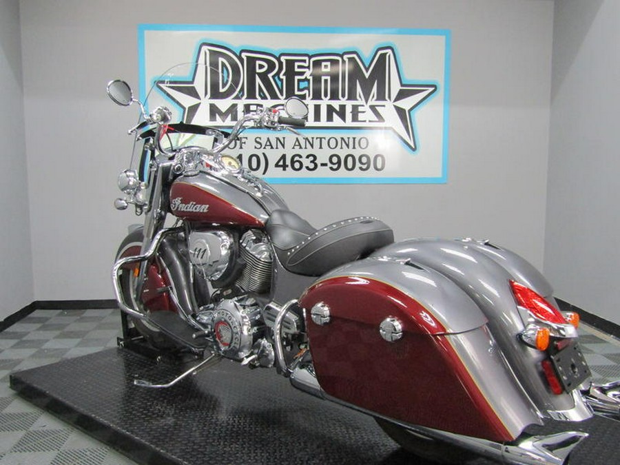 2017 Indian Motorcycle® Springfield™ Steel Gray Over Burgundy Metallic