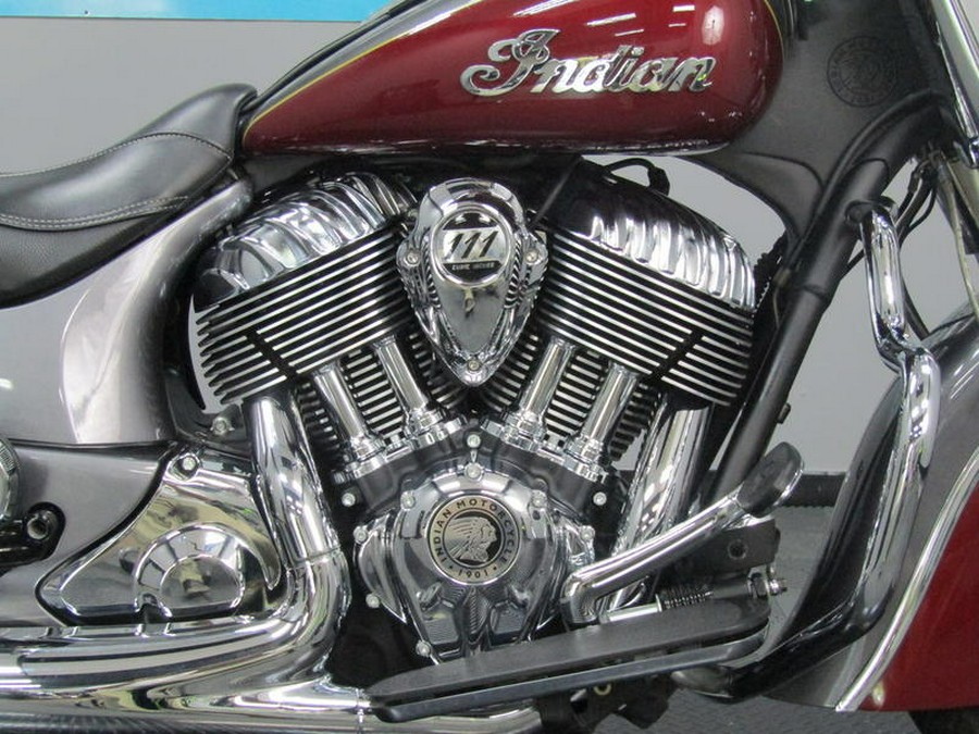 2017 Indian Motorcycle® Springfield™ Steel Gray Over Burgundy Metallic