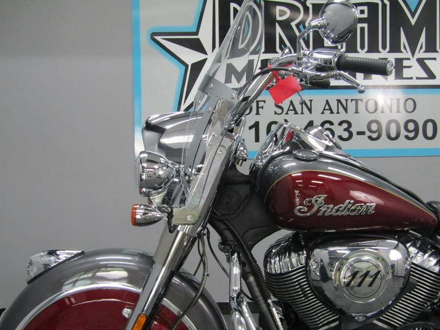 2017 Indian Motorcycle® Springfield™ Steel Gray Over Burgundy Metallic