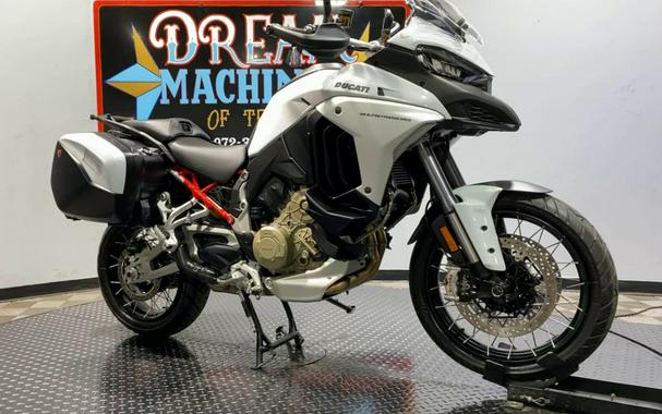 2023 Ducati Multistrada V4S Iceberg White - Spoked Wheels