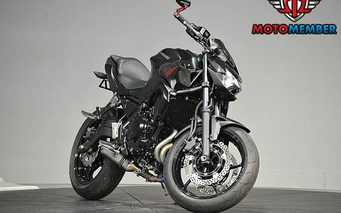 2020 Kawasaki Z650 Metallic BlackMetallic Flat Spark Black