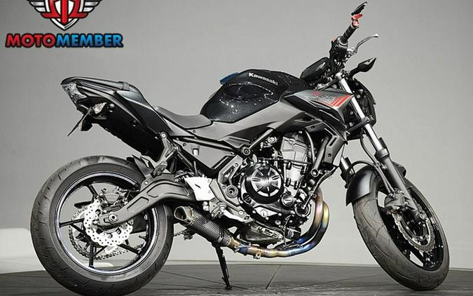 2020 Kawasaki Z650 Metallic BlackMetallic Flat Spark Black