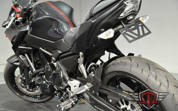 2020 Kawasaki Z650 Metallic BlackMetallic Flat Spark Black
