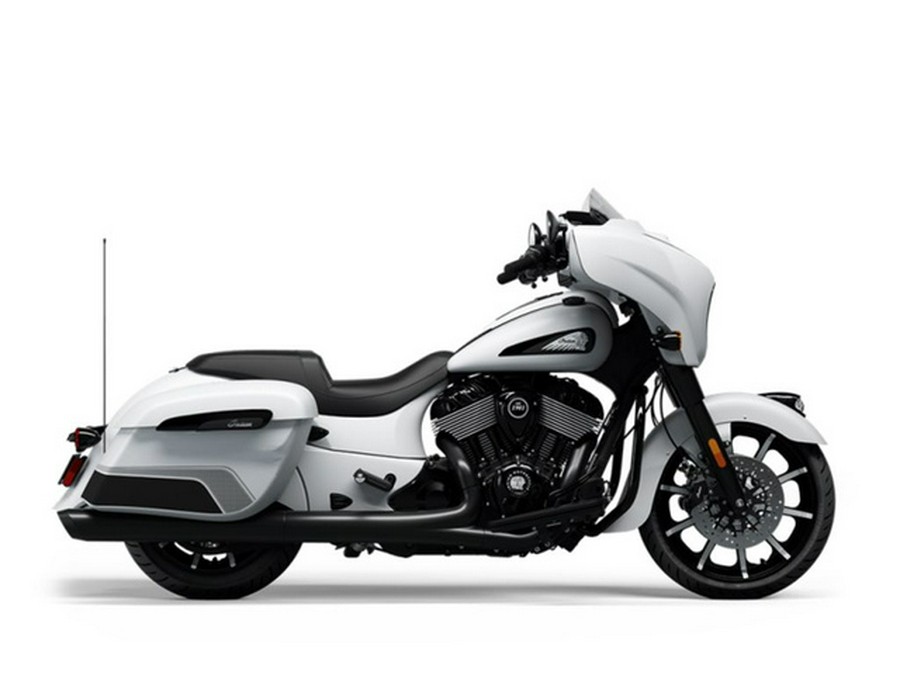 2024 Indian Chieftain Dark Horse Ghost White Metallic Smoke