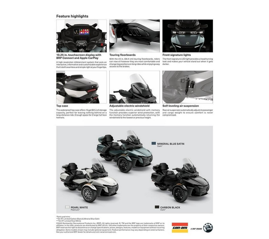 2026 Can-Am Spyder RT Limited
