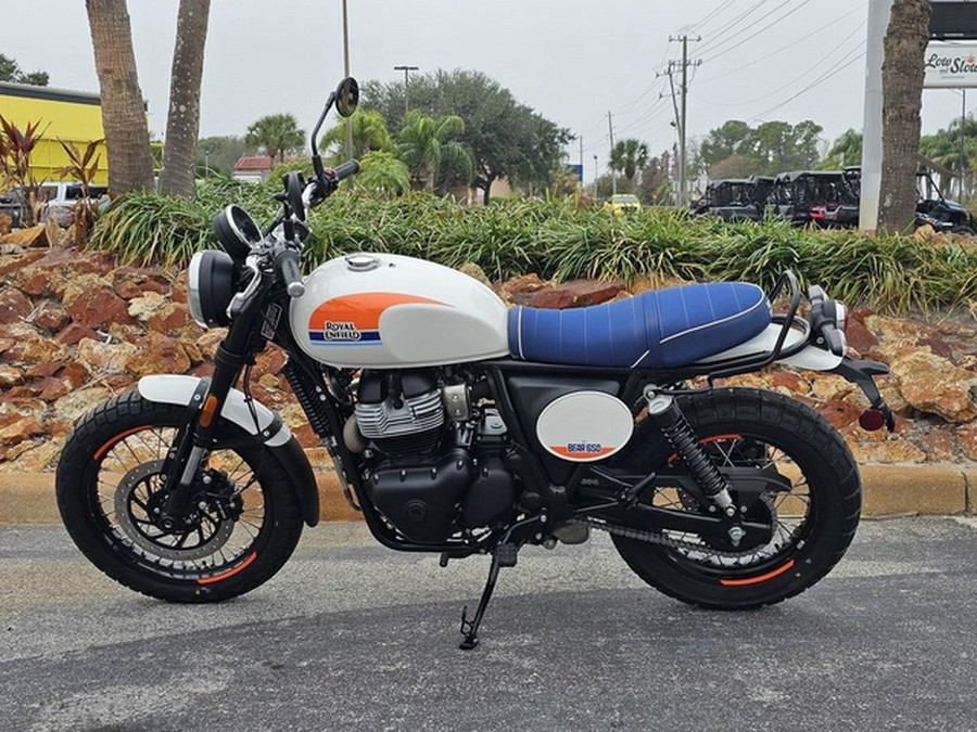 2025 Royal Enfield Bear 650 Boardwalk White