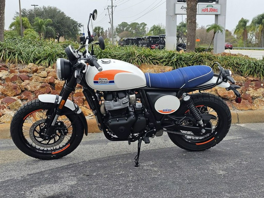 2025 Royal Enfield Bear 650 Boardwalk White