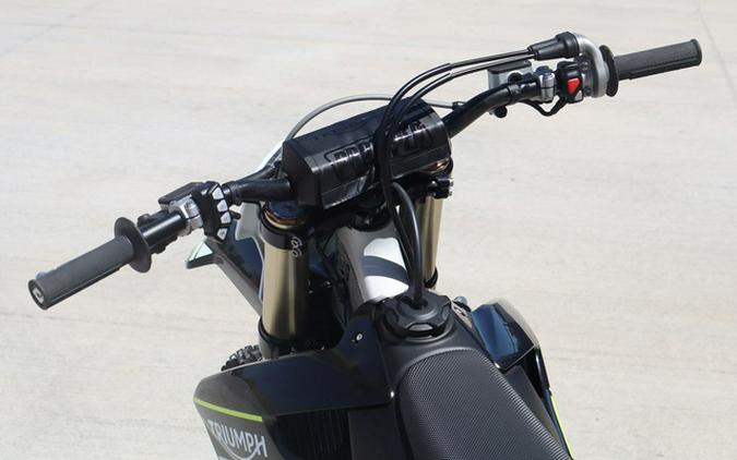 2025 Triumph TF 250-X Jet BlackPure White