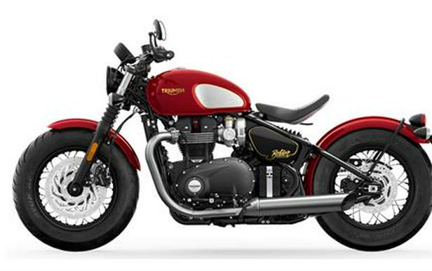 2022 Triumph Bonneville Bobber Gold Line