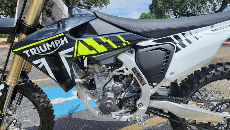 2024 Triumph TF 250-X Racing/Yellow/Black/White