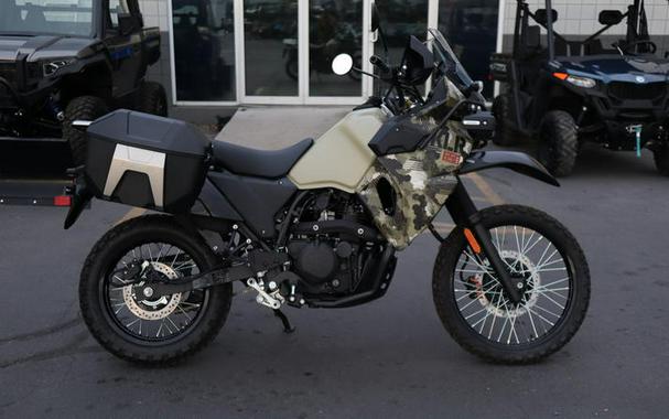 2025 Kawasaki KLR®650 Adventure ABS Cypher Camo Beige