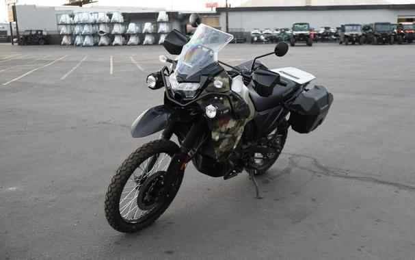2025 Kawasaki KLR®650 Adventure ABS Cypher Camo Beige