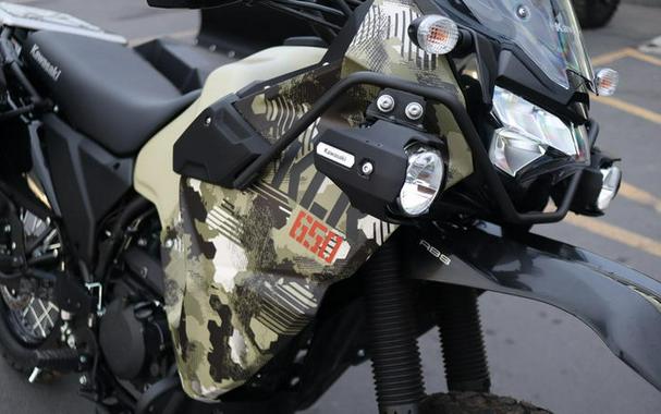 2025 Kawasaki KLR®650 Adventure ABS Cypher Camo Beige