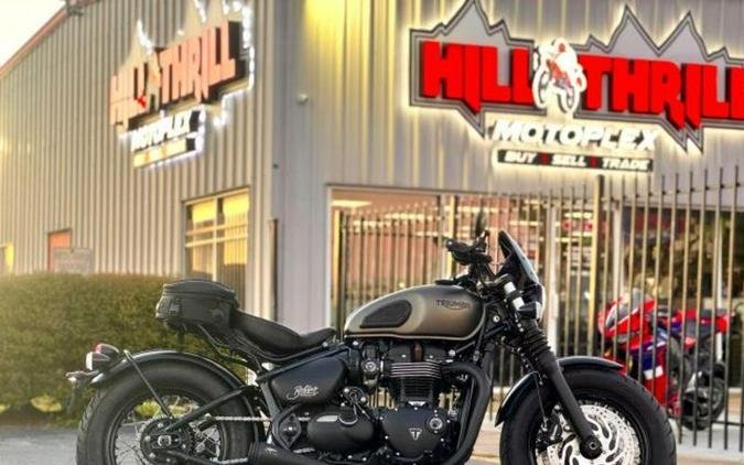 2020 Triumph Bonneville Bobber Black