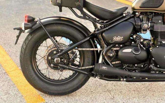 2020 Triumph Bonneville Bobber Black