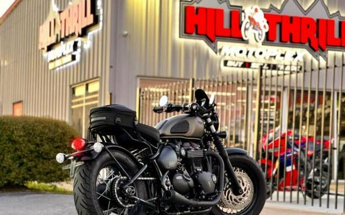 2020 Triumph Bonneville Bobber Black