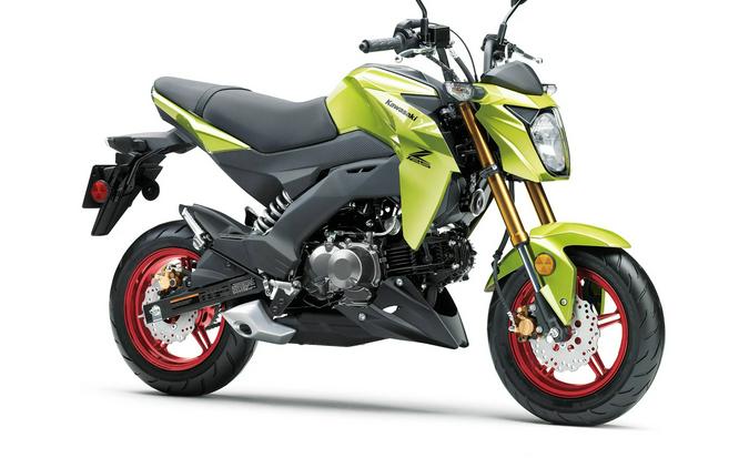 2026 Kawasaki Z125 Pro Metallic Yellowish Green - 111023