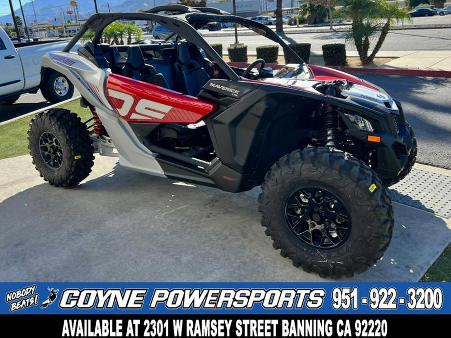 2024 Can-Am® Maverick X3 DS Turbo Fiery Red & Hyper Silver