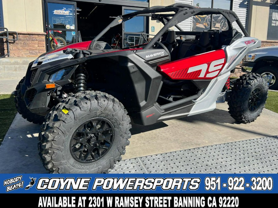 2024 Can-Am® Maverick X3 DS Turbo Fiery Red & Hyper Silver