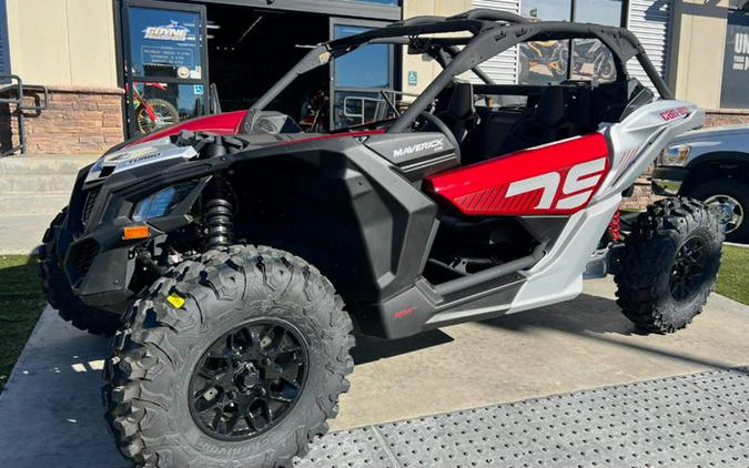 2024 Can-Am® Maverick X3 DS Turbo Fiery Red & Hyper Silver