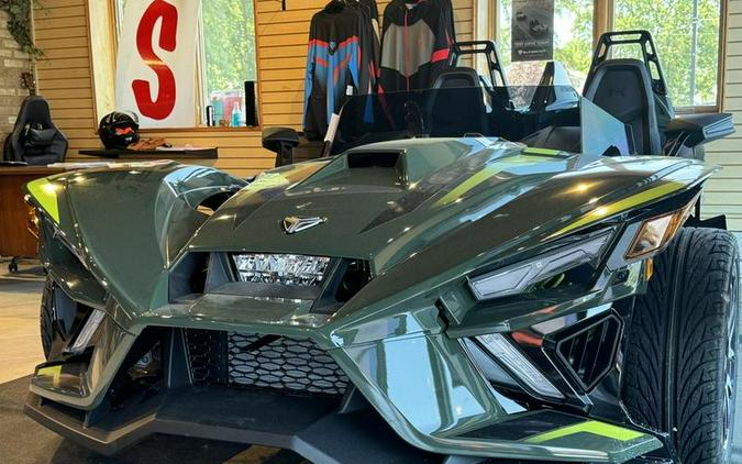 2024 Polaris Slingshot® Slingshot® R AutoDrive Army Green Flash