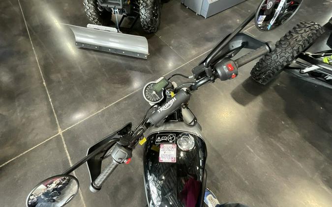 2025 Triumph Scrambler 400 X Phantom Black / Silver Ice
