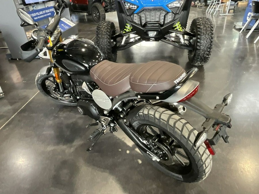 2025 Triumph Scrambler 400 X Phantom Black / Silver Ice