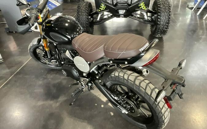 2025 Triumph Scrambler 400 X Phantom Black / Silver Ice