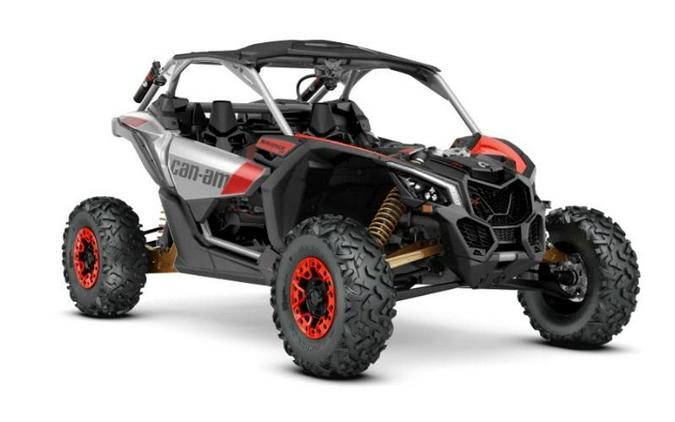 2020 Can-Am® Maverick™ X3 X™ rs Turbo RR Gold, Can-Am Red & Hyper Silver