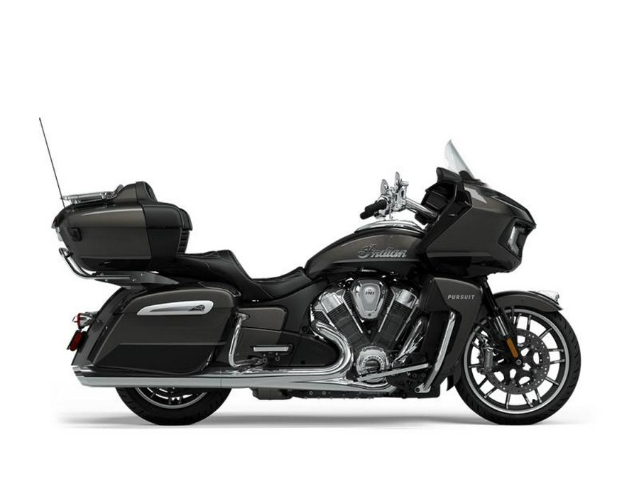 2024 Indian Motorcycle® Pursuit® Limited® with PowerBand Audio Package Titanium/Black Metallic