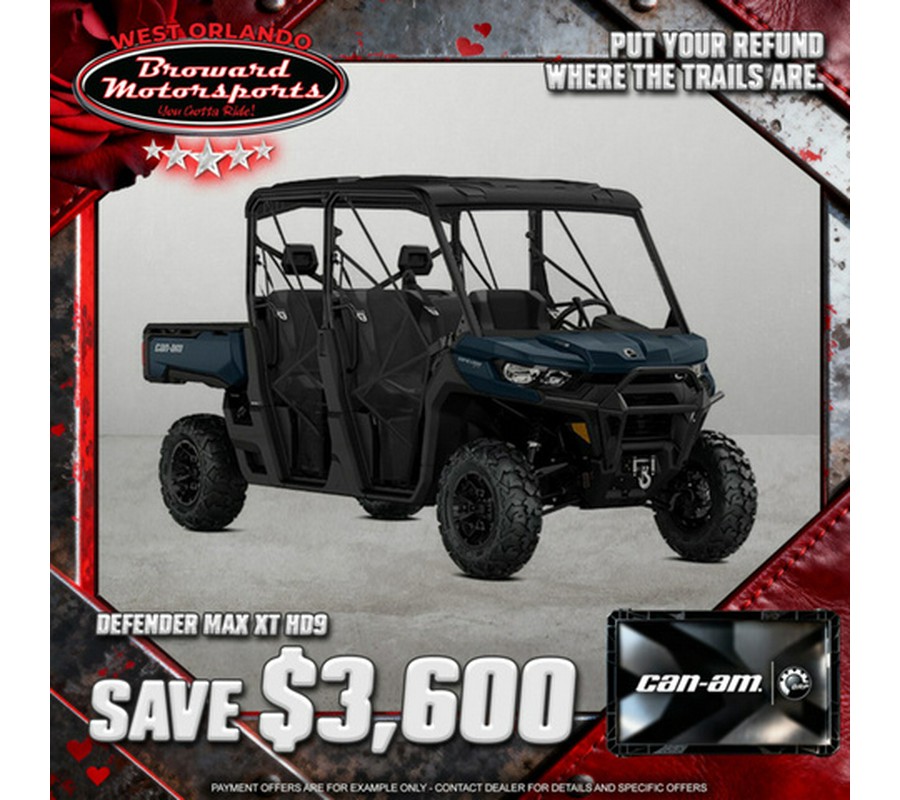 2025 Can-Am Defender MAX XT HD9