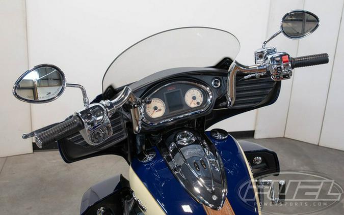 2016 Indian Roadmaster Springfield Blue and Ivory Cream Blue Diamond