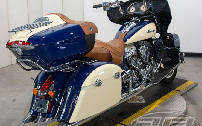 2016 Indian Roadmaster Springfield Blue and Ivory Cream Blue Diamond