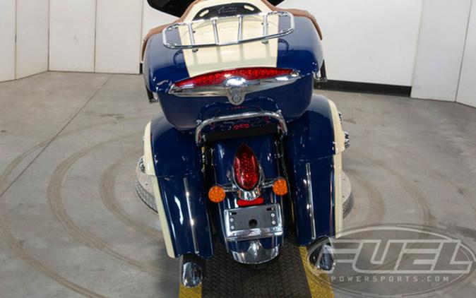 2016 Indian Roadmaster Springfield Blue and Ivory Cream Blue Diamond