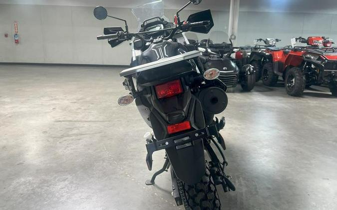 2025 Kawasaki KLR®650 Pearl Crystal White/Metallic Carbon Gray