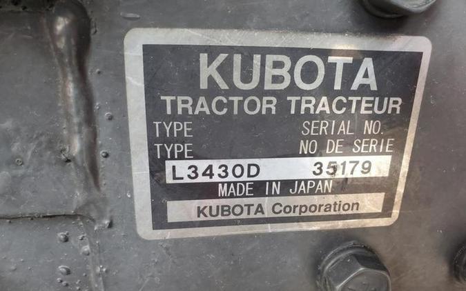 2004 Kubota L3430HSDC