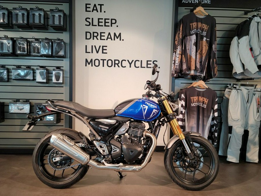 2024 Triumph Speed 400 Caspian Blue / Storm Grey