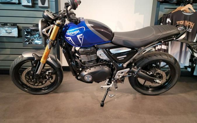 2024 Triumph Speed 400 Caspian Blue / Storm Grey