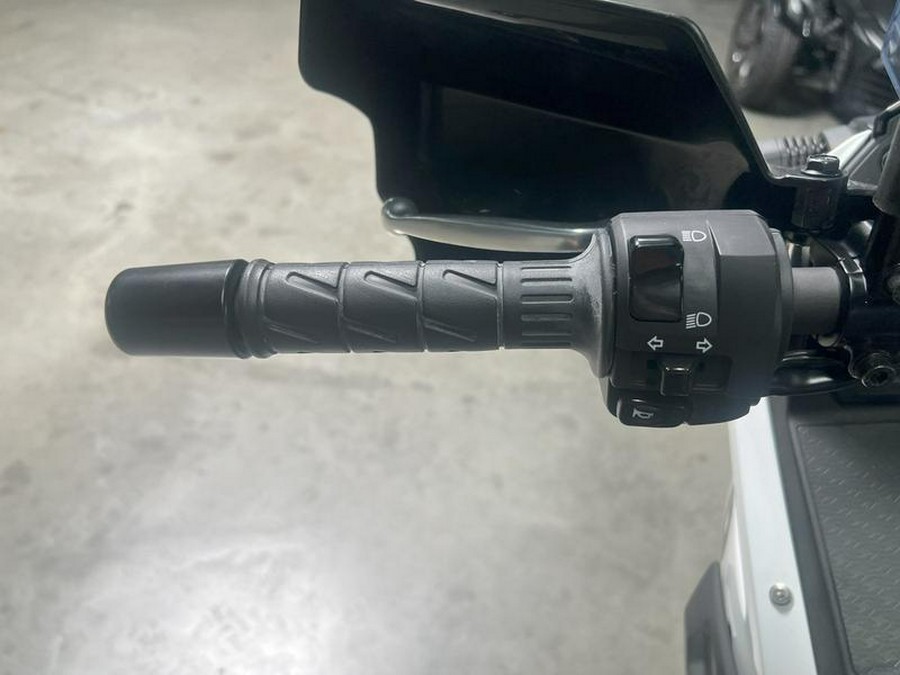 2025 Kawasaki KLR®650 Pearl Crystal White/Metallic Carbon Gray