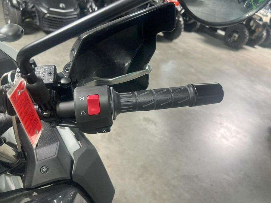 2025 Kawasaki KLR®650 Pearl Crystal White/Metallic Carbon Gray