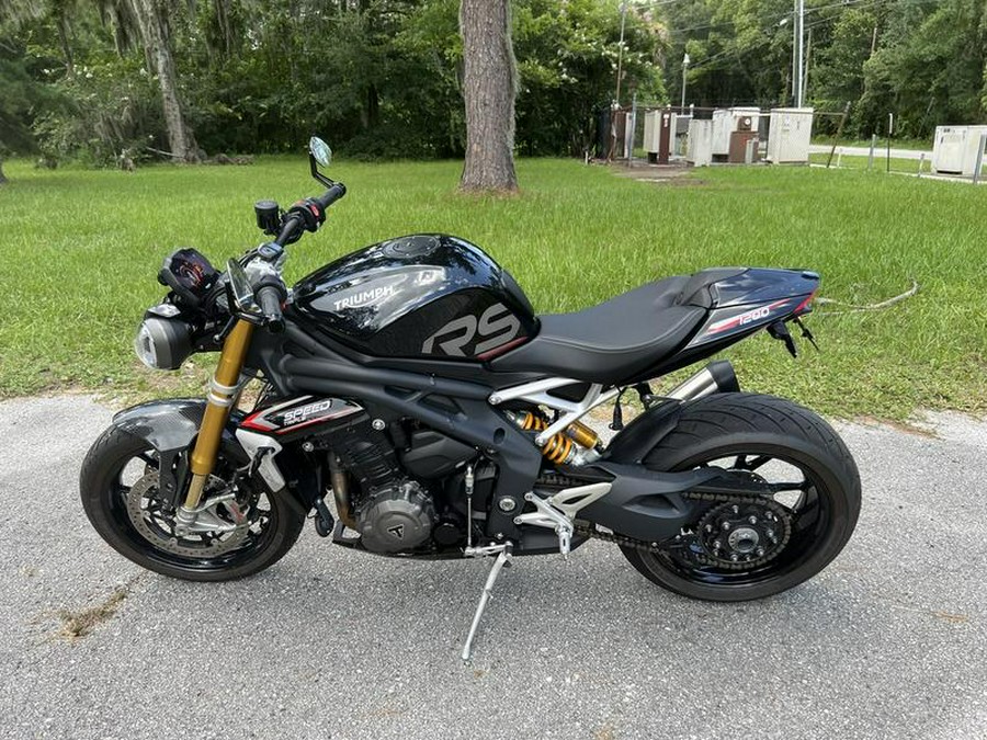 2022 Triumph Speed Triple 1200 RS Sapphire Black